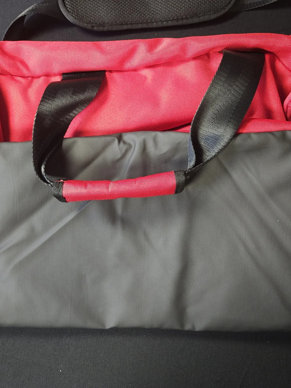 Jordan Men's Red and Black Duffle Bag - Sport Travel Gym Bag